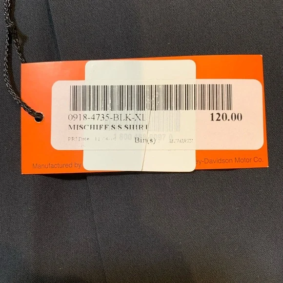 NWT Tori Richard Harley Davidson Mischief Shirt - Picture 14 of 15